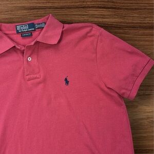 Polo Ralph Lauren Classic Pink 90’s Polo. Tag Size Medium.